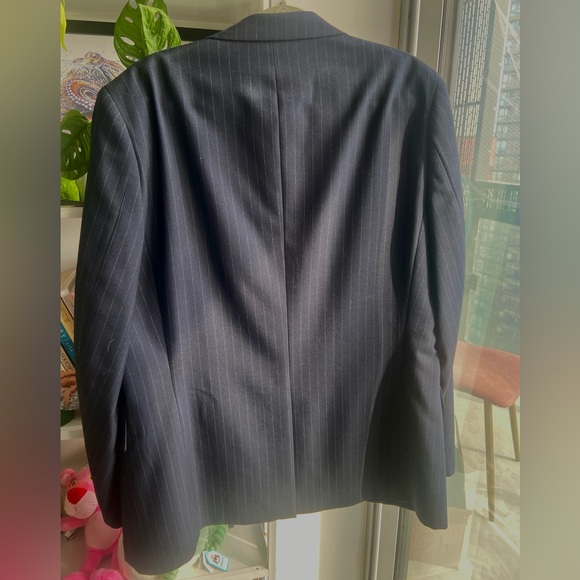 Uniqlo +J Wool Blend Tailored Jacket Dark Navy Size M - Picture 8 of 15